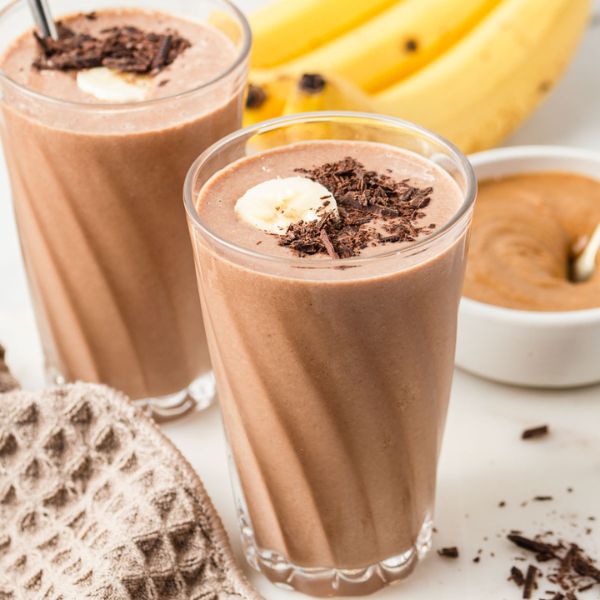 Chocolate Peanut Butter Banana Smoothie