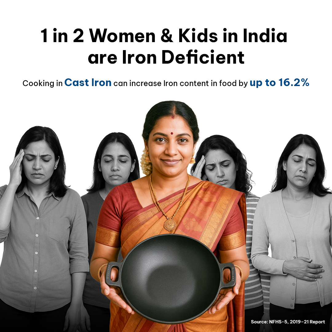 Crownstone Combo : Kadai 10' + Tawa With Two Loops 12' + Fry Pan 10'