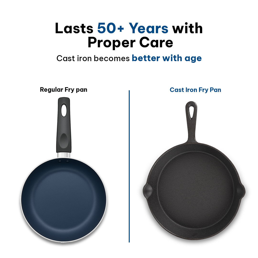 CrownStone Cast Iron Fry Pan