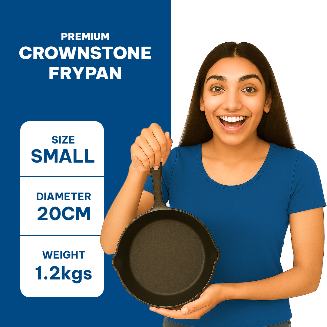 8 Inch / Fry Pan with Kadai 10 Inch and Tawa 12 Inch