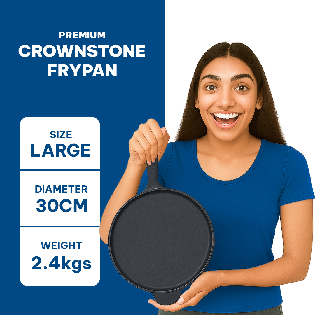 CrownStone Combo : Kadai 10' + Tawa With Two Loops 12' + Fry Pan 10'