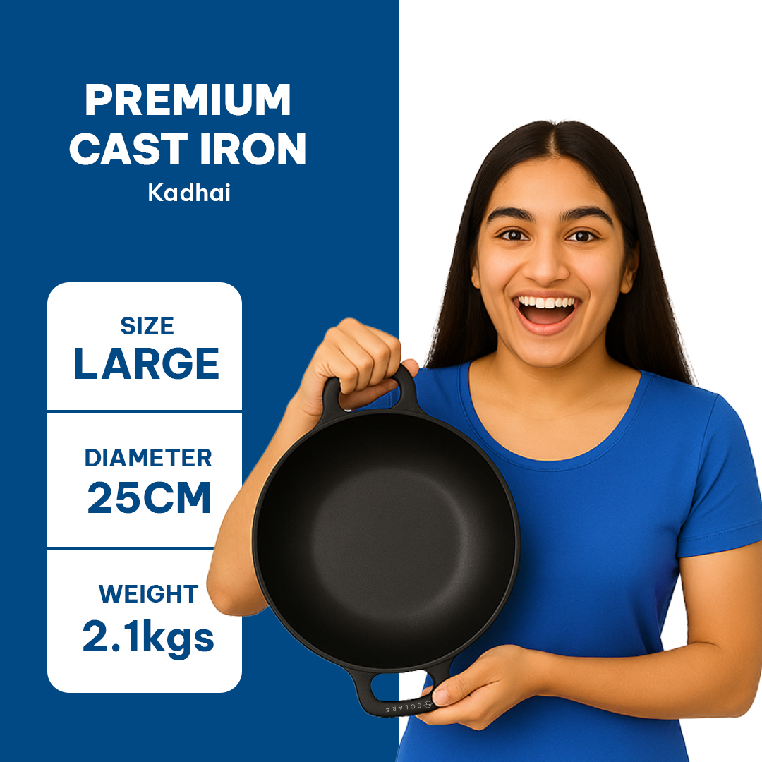 Crownstone Combo : Kadai 10' + Tawa With Two Loops 12' + Fry Pan 10'