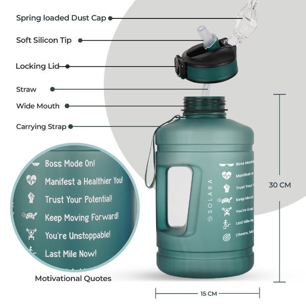 1 Gallon with Handle (3.8 Liters) / Hunter Green