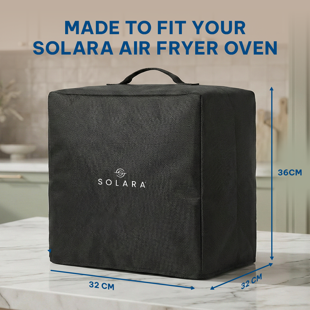 SOLARA 12L Air Fryer Oven Signature Combo with oil sprayer, silicone baskets and storage cover bag