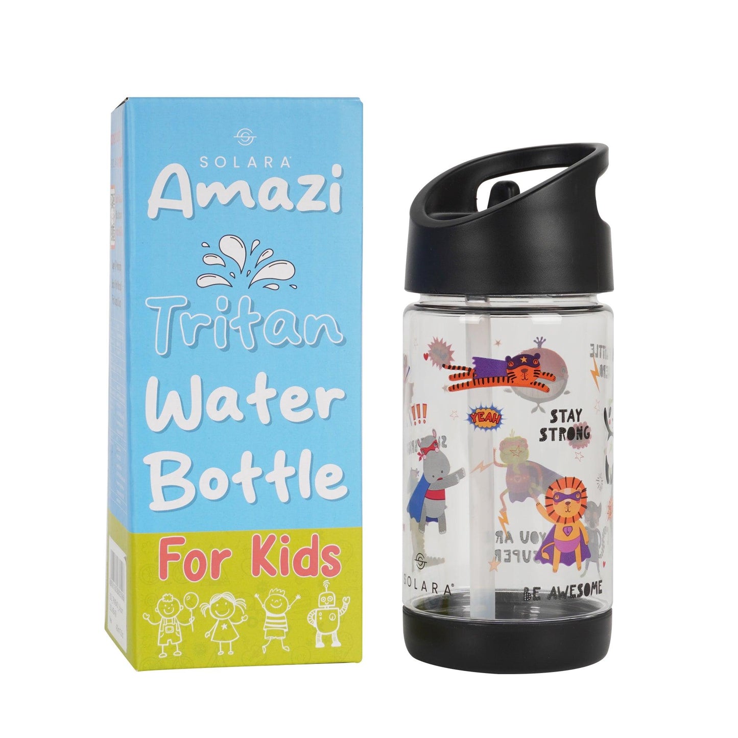 SOLARA Tritan Sipper Water Bottle for Kids (400ML)