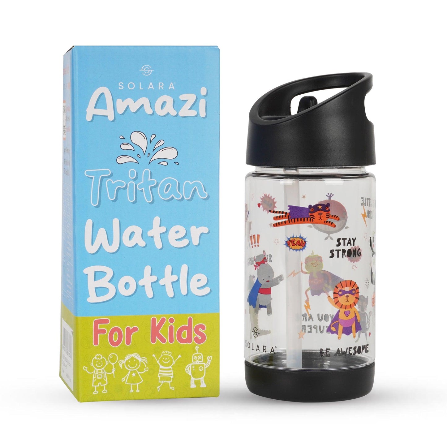 SOLARA Tritan Sipper Water Bottle for Kids (400ML)