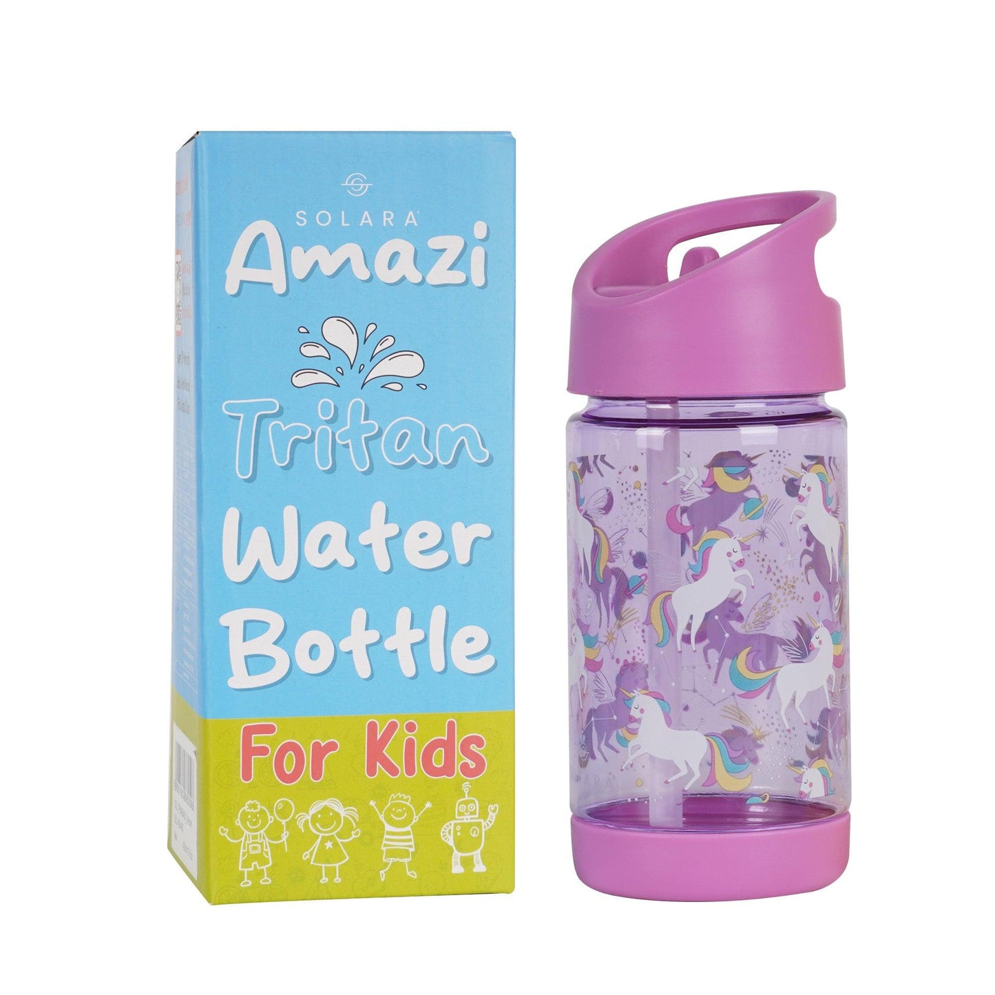 SOLARA Tritan Sipper Water Bottle for Kids (400ML)