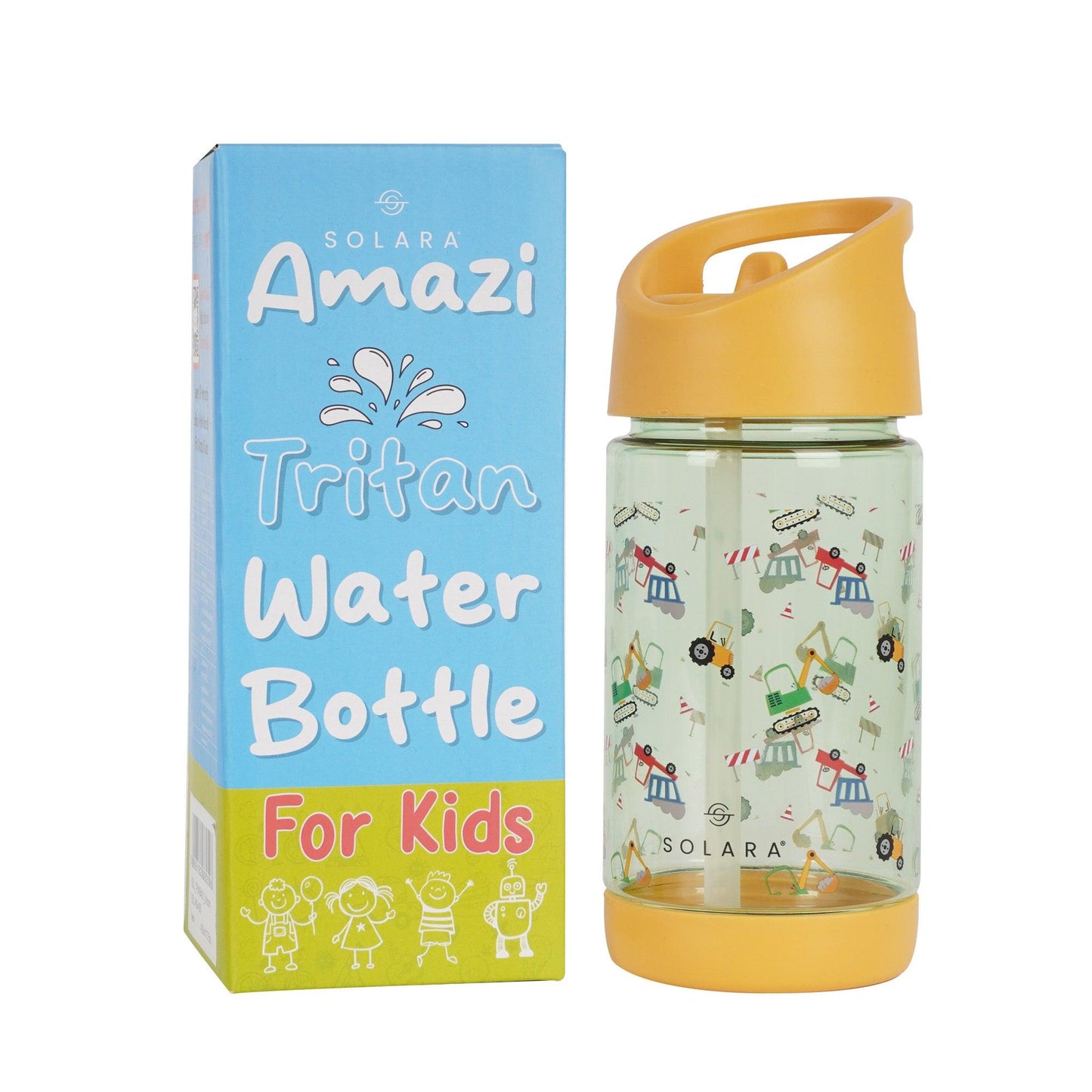 SOLARA Tritan Sipper Water Bottle for Kids (400ML)