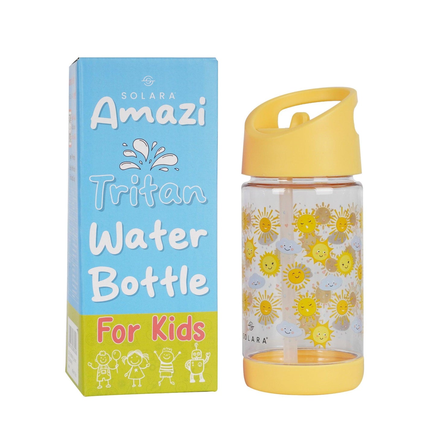 SOLARA Tritan Sipper Water Bottle for Kids (400ML)