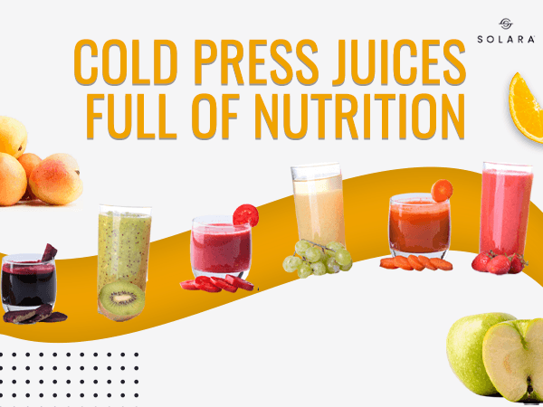 SOLARA Slow Juicer Cold Press Juicer | Easy Clean Slow Juicer Cold Pressed Juice Extractor