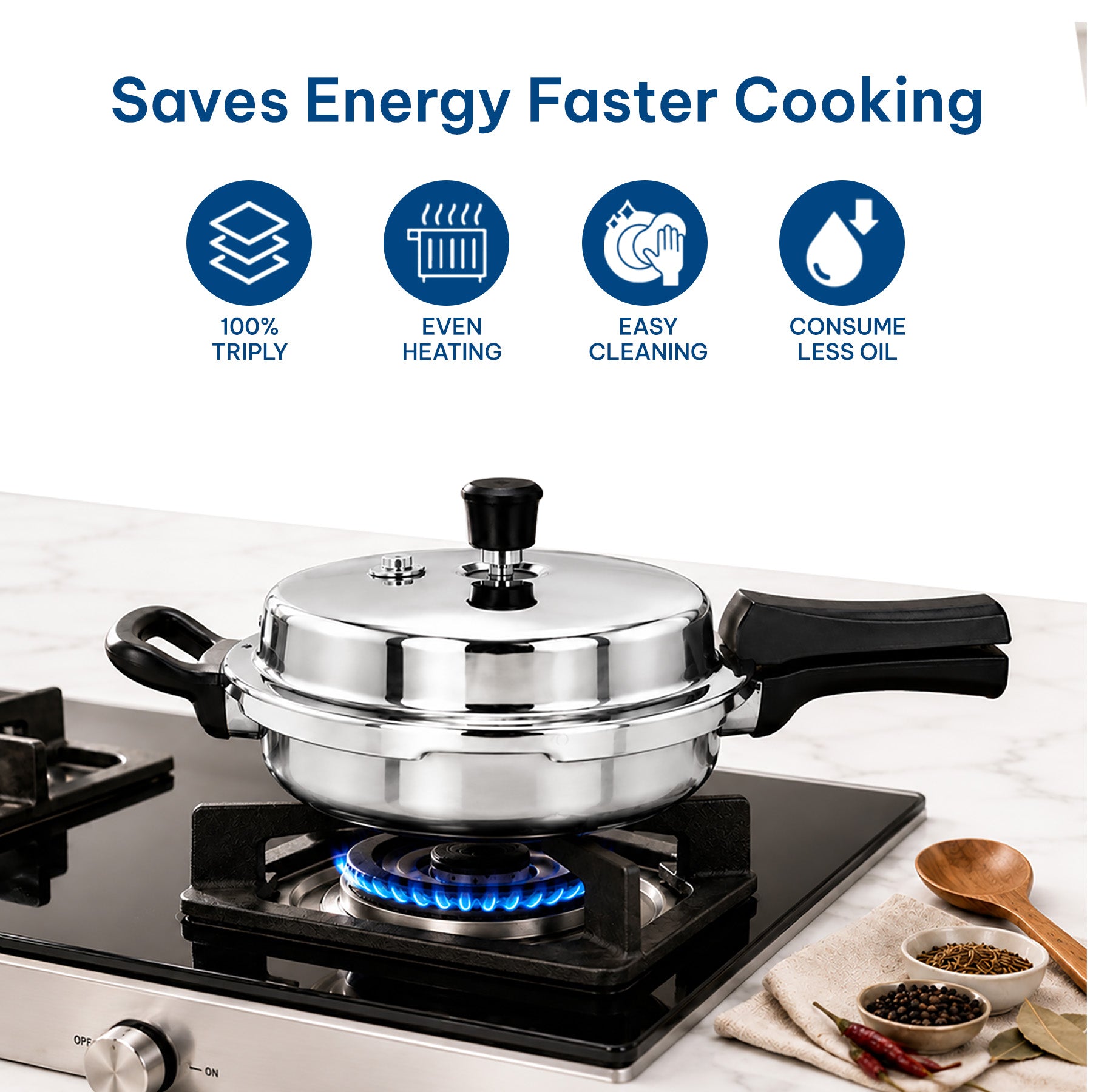 Triply Pressure Pan 3L