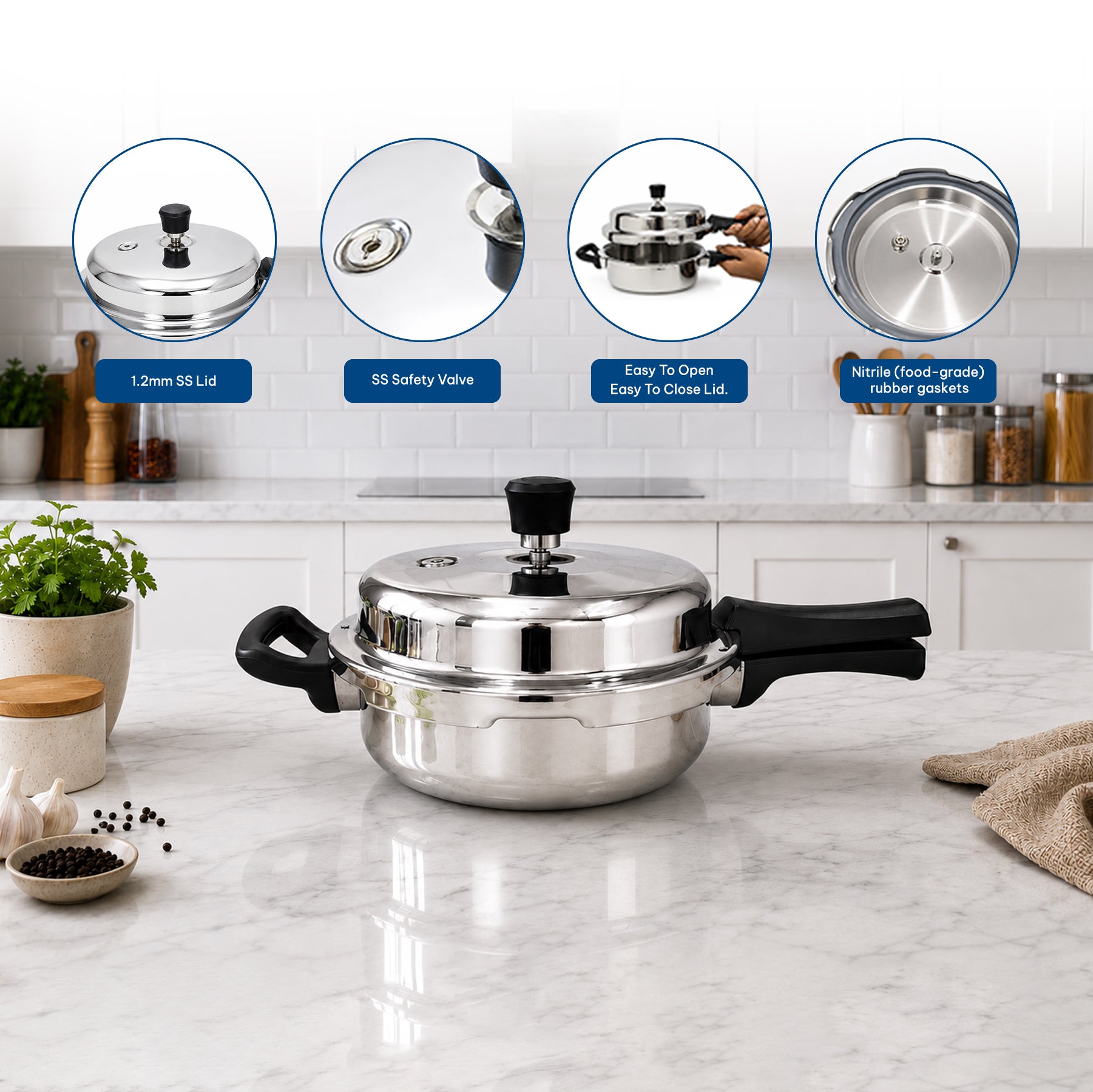 Triply Pressure Pan 3L