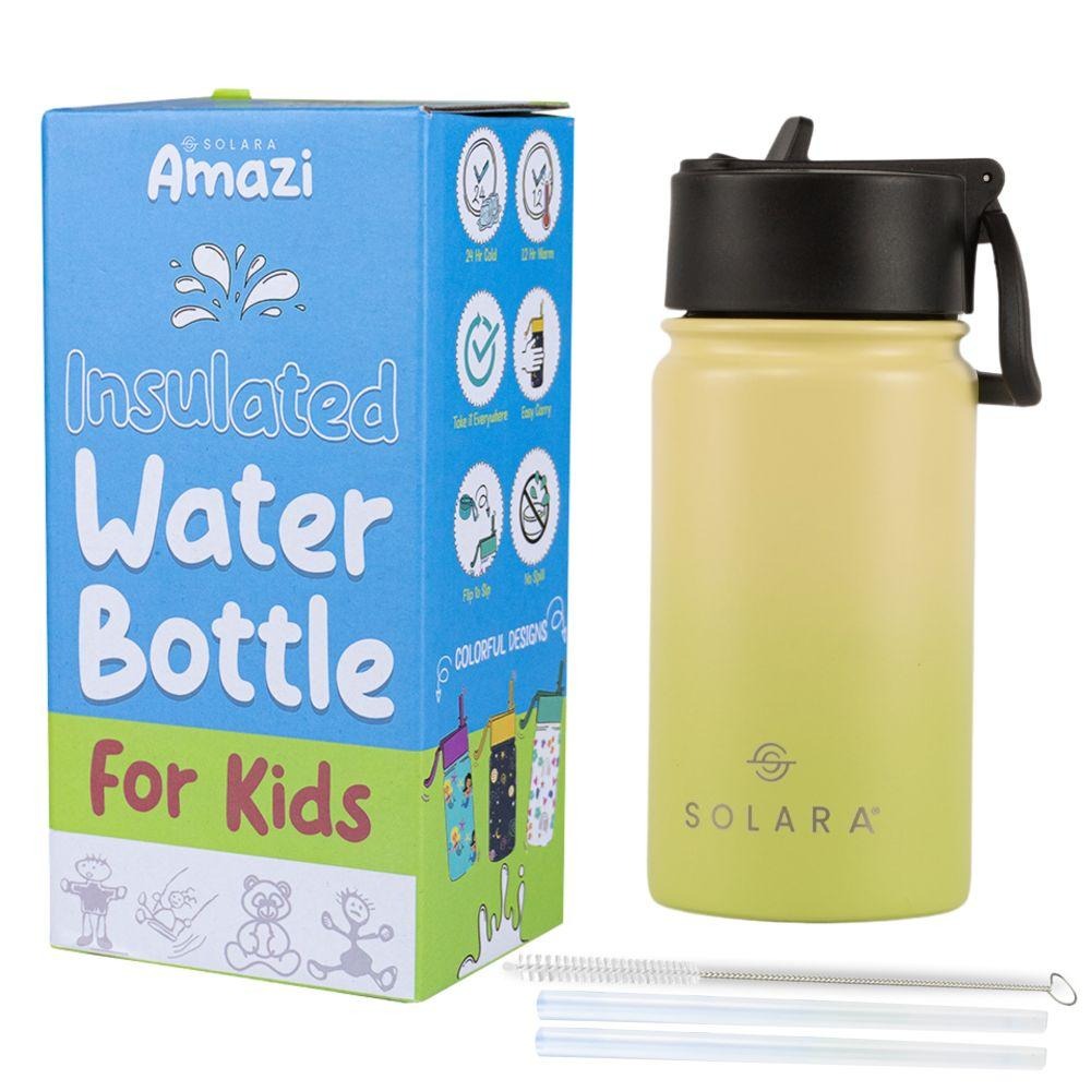 SOLARA Insulated Water Bottle With a Sipper | Kids Edition (450ml)