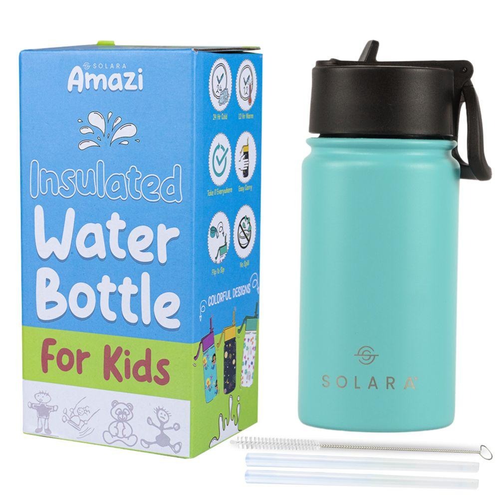 SOLARA Insulated Water Bottle With a Sipper | Kids Edition (450ml)