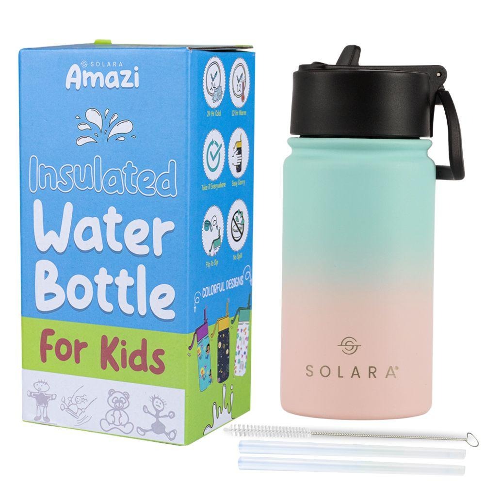 SOLARA Insulated Water Bottle With a Sipper | Kids Edition (450ml)