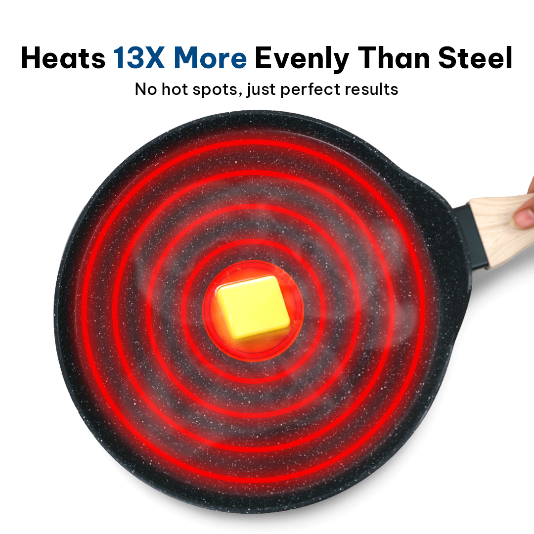 Carbon / Tawa 28' + Kadai 24' + Fry Pan 24'