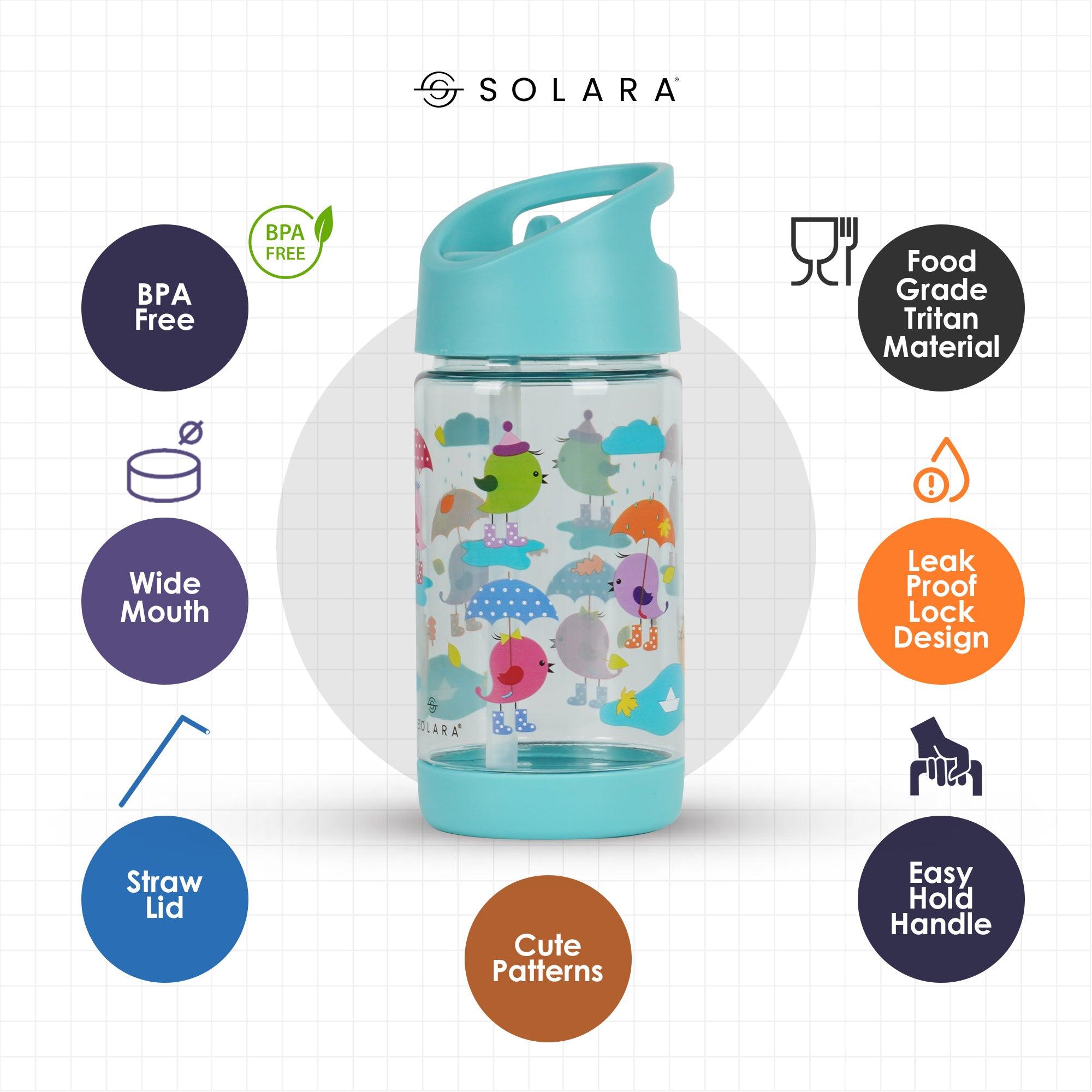 SOLARA Tritan Sipper Water Bottle for Kids (400ML) - Solara Home
