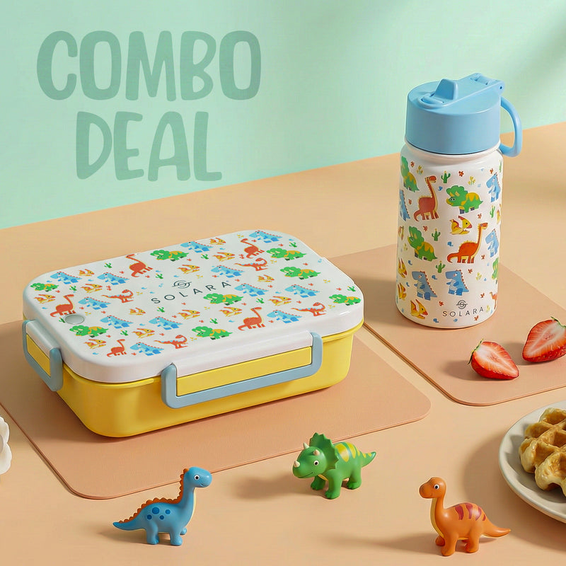 Dino / Lunch Box + Insulated Water Bottle