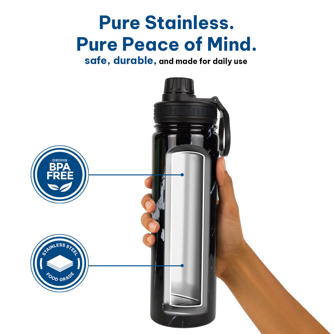 650 ML / Black Marble