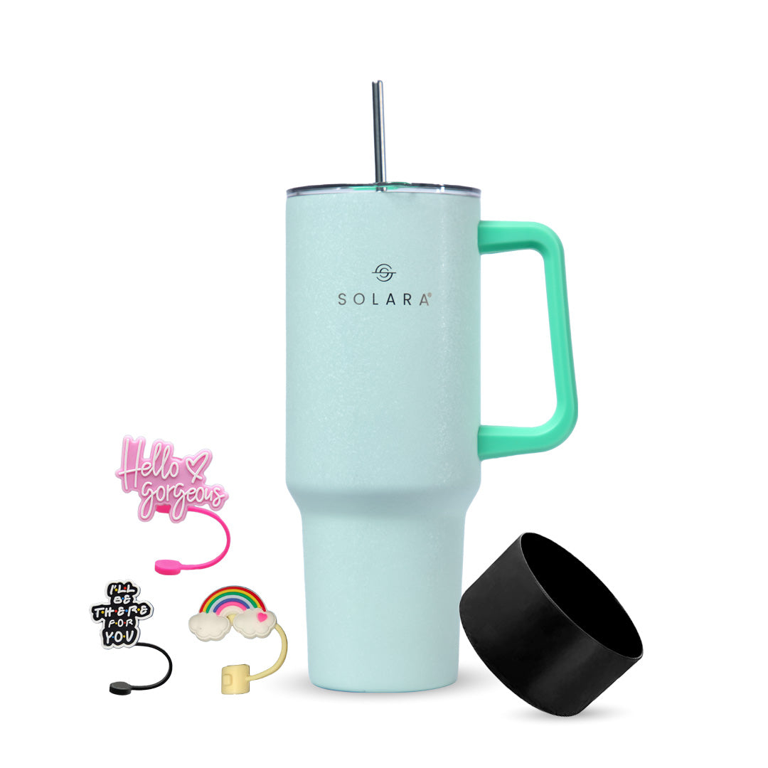 Icy Mint / Elixir + Straw Toppers (3) + Bumper