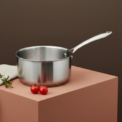 Sterra Stainless Steel Sauce Pan With Triply Bottom