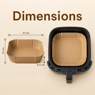 Air Fryer Parchment Paper Liners (Pack of 92)