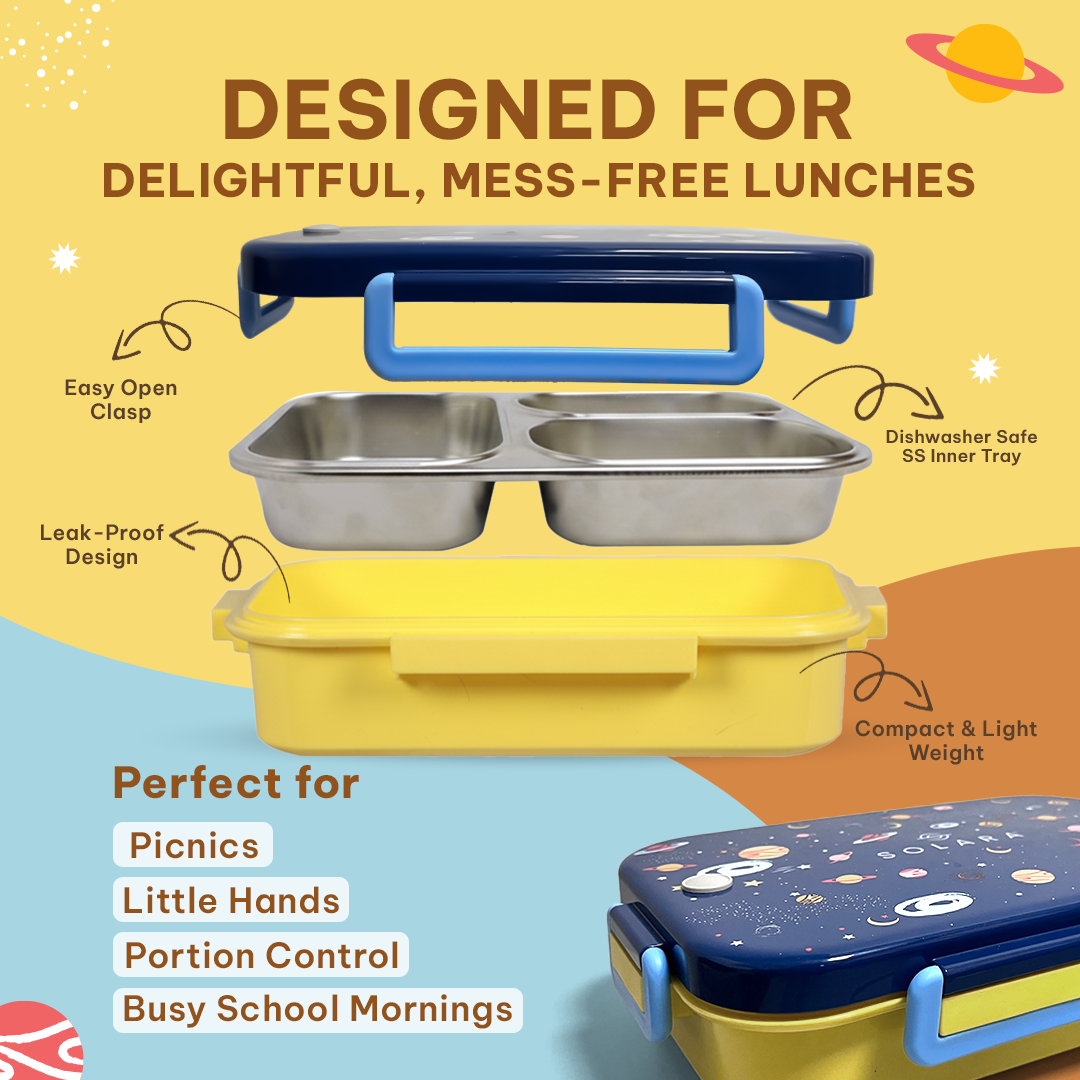 Galaxy / Lunch Box + Kids Water Bottle