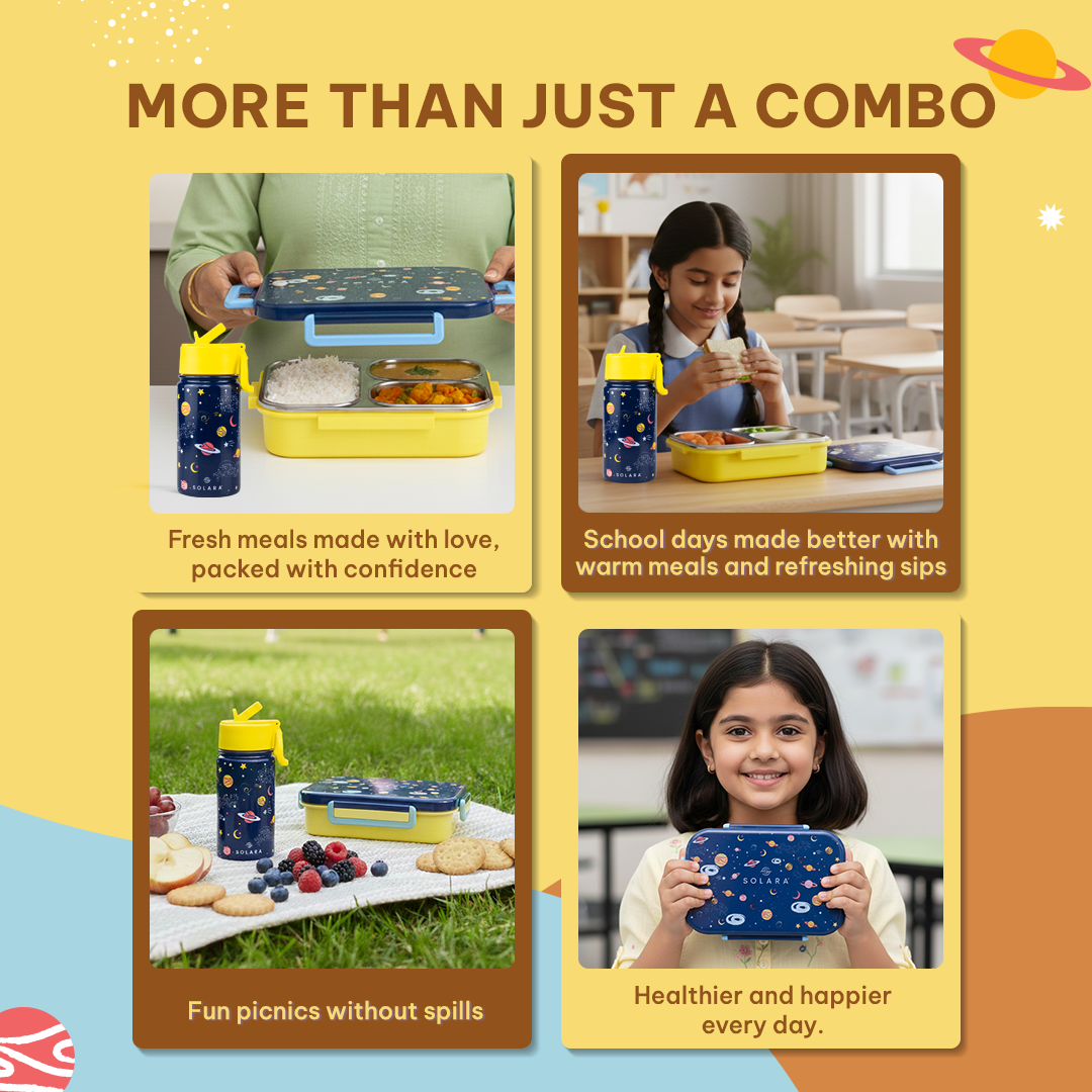 Galaxy / Lunch Box + Kids Water Bottle
