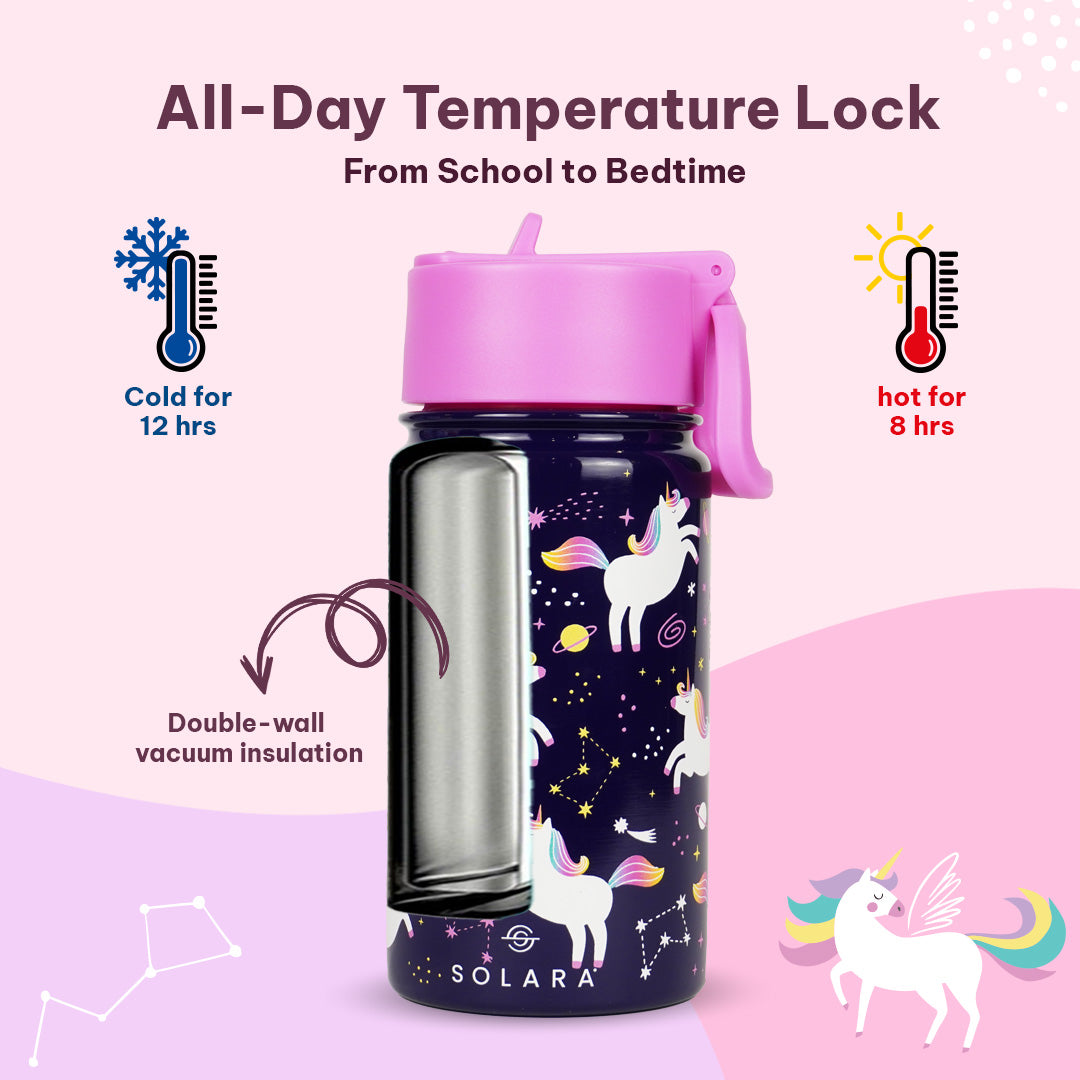 Unicorn / Lunch Box + Kids Water Bottle