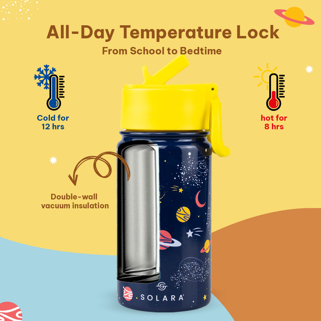 Galaxy / Lunch Box + Kids Water Bottle