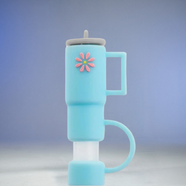 Straw Toppers / Tumbler Aqua