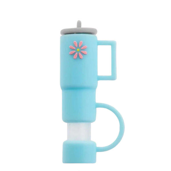 Straw Toppers / Tumbler Aqua