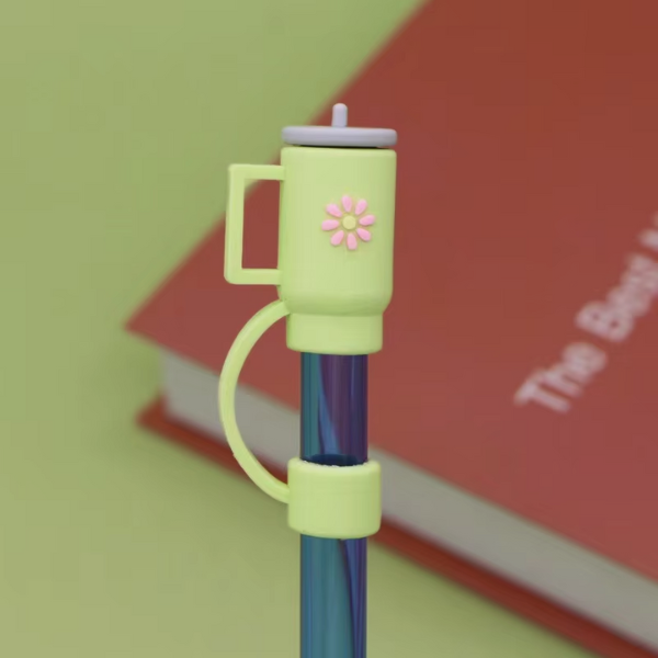 Straw Toppers / Tumbler Green