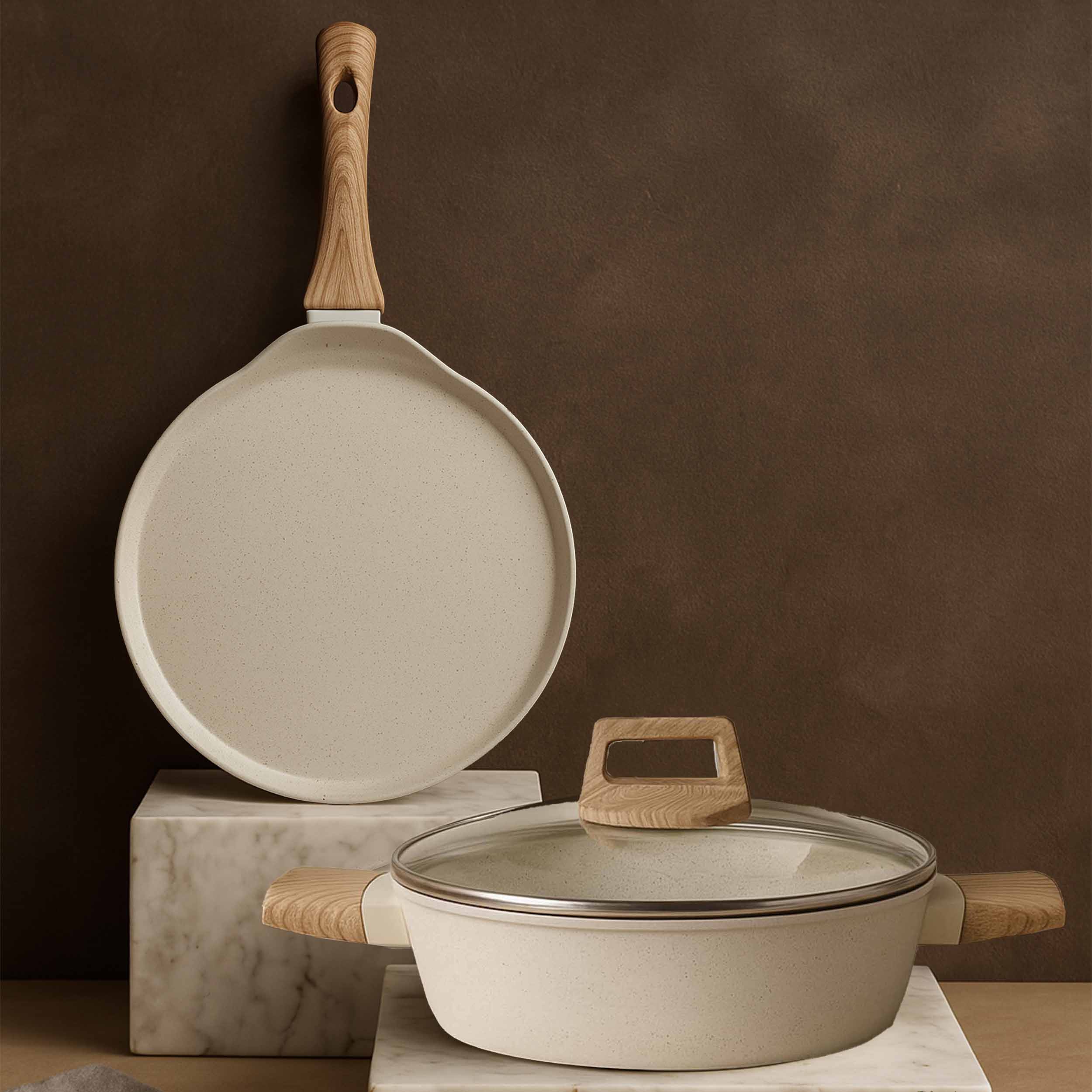 Belmont Ceramic Combo - Kadai & Tawa