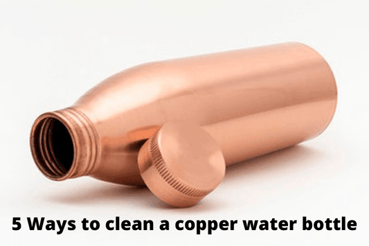 5 Ways to clean a copper water bottle