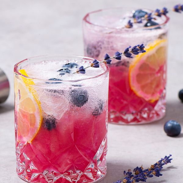 Blueberry Lavender Lemonade Mocktail