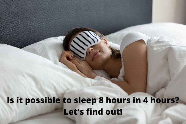 Can you achieve 8 hours of sleep in 4 hours? SOLARA HOME