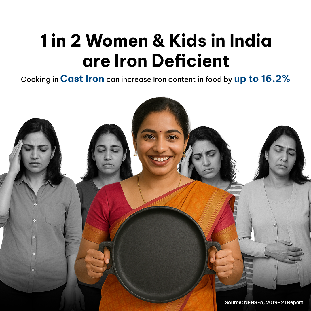 CrownStone Premium Cast Iron Tawa