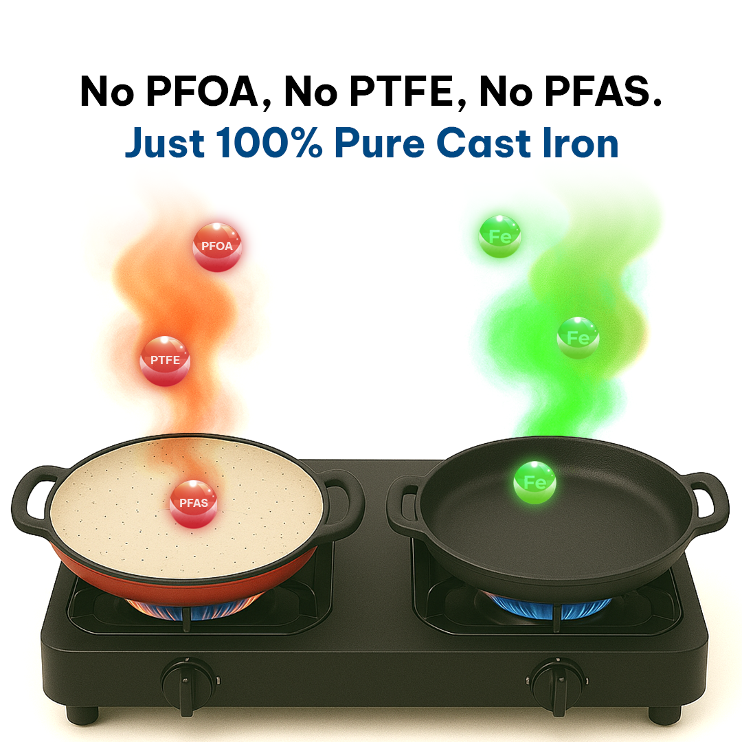 CrownStone Premium Cast Iron Tawa