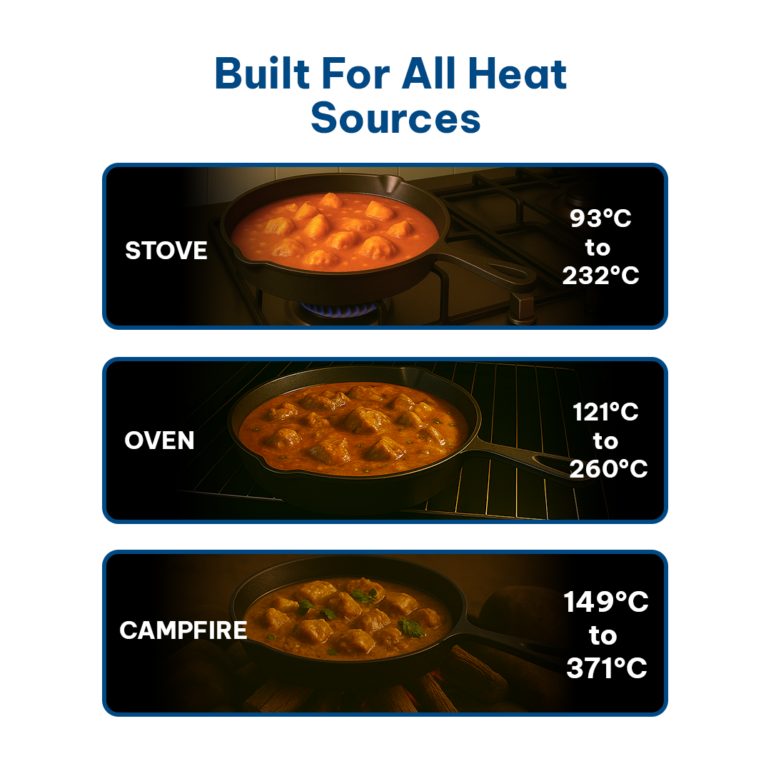 CrownStone Cast Iron Fry Pan