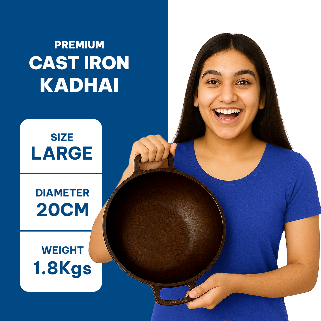 Tawa 12' + Kadhai 8' + Paniyaram 8'