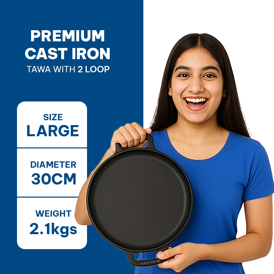 Crown Stone / Tawa 12' + Kadai 10' + Frypan 10'