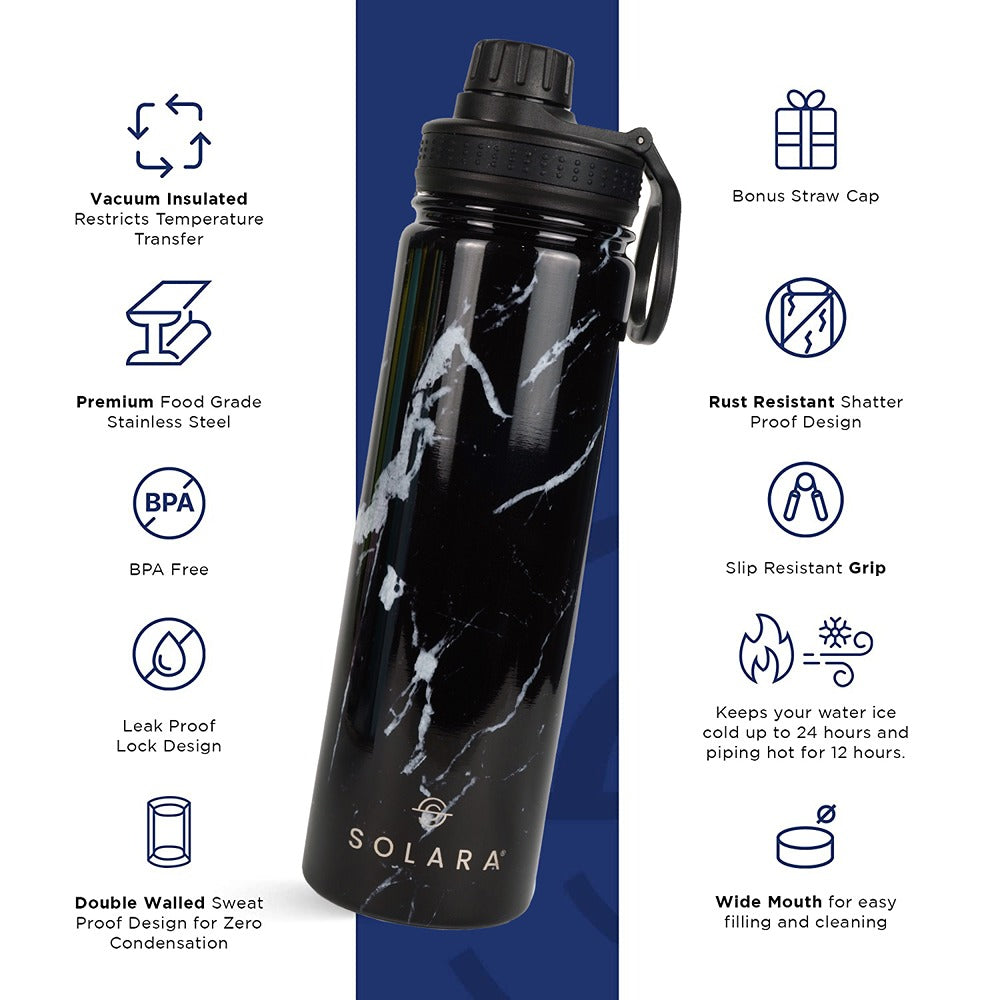 650 ML / Black Marble