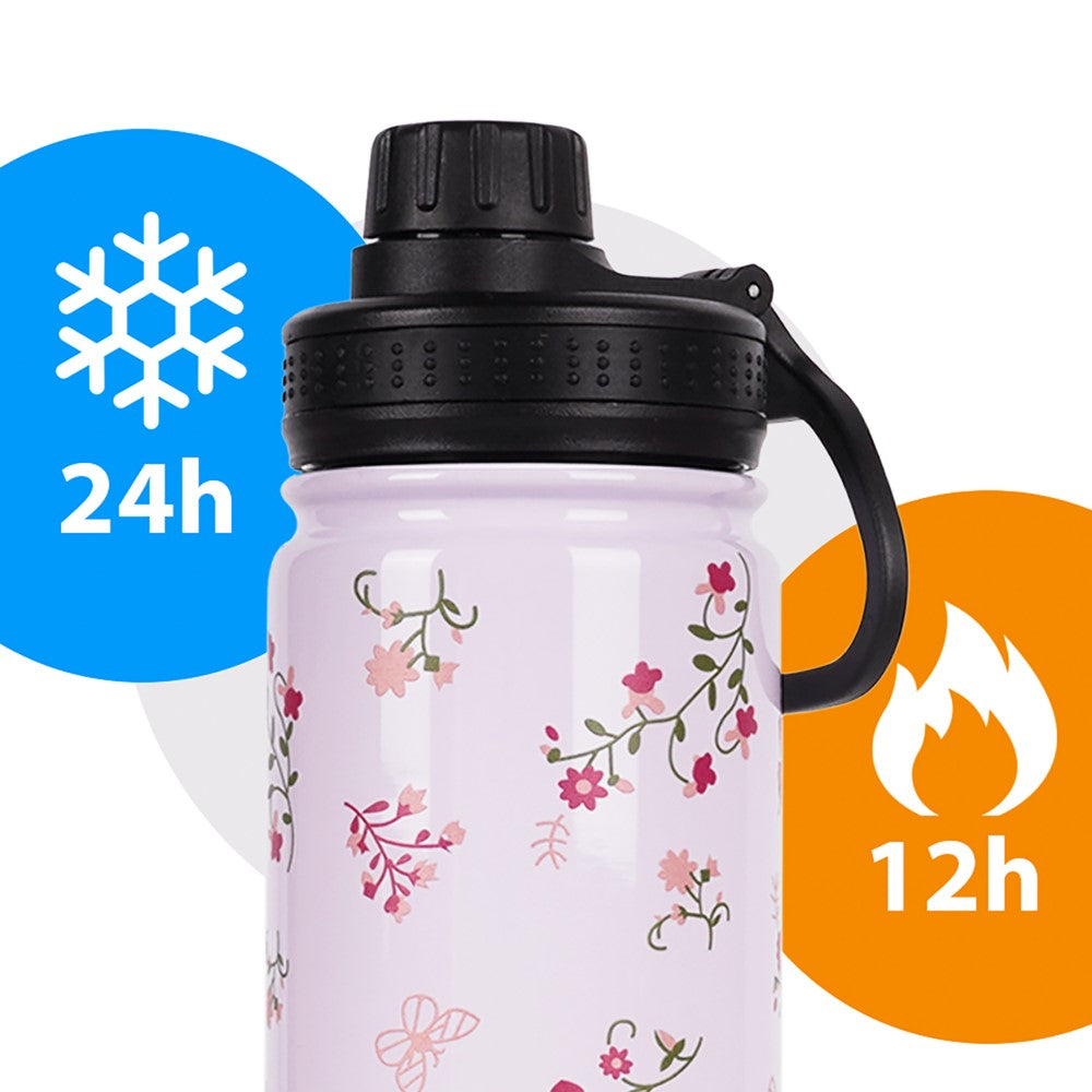 Insulated Water Bottle (2 Caps)