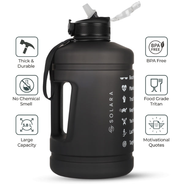 1 Gallon with Handle (3.8 Liters) / Black Knight