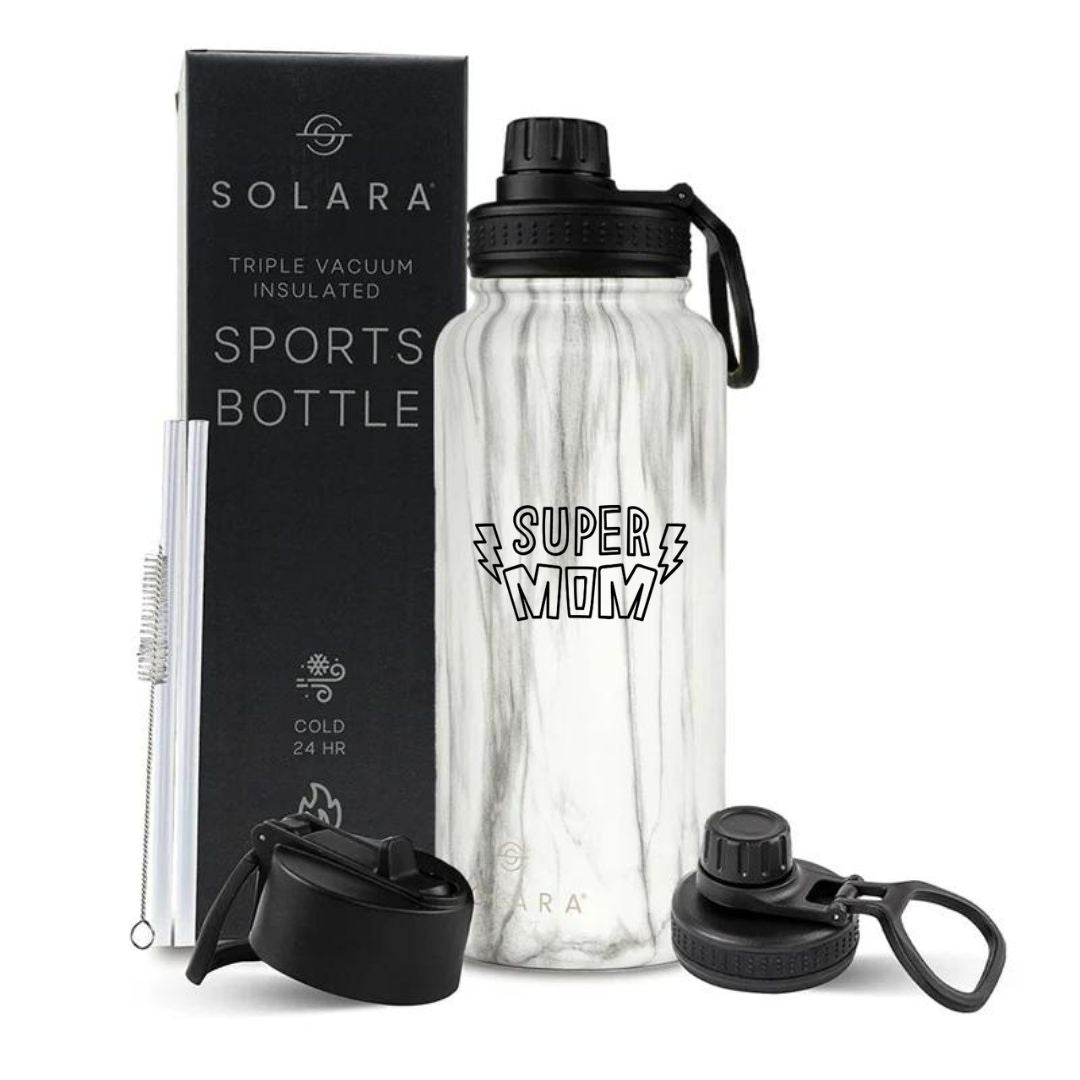 1 LTR / White Marble+ SUPER MOM