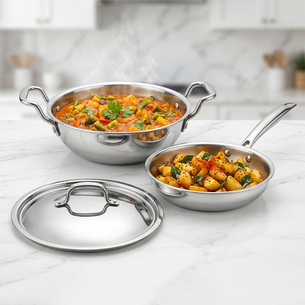 The Daily Cooking Duo (Kadai 24 cm + Fry Pan 22 cm)