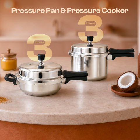 Triply Pressure Duo — Cooker + Pan