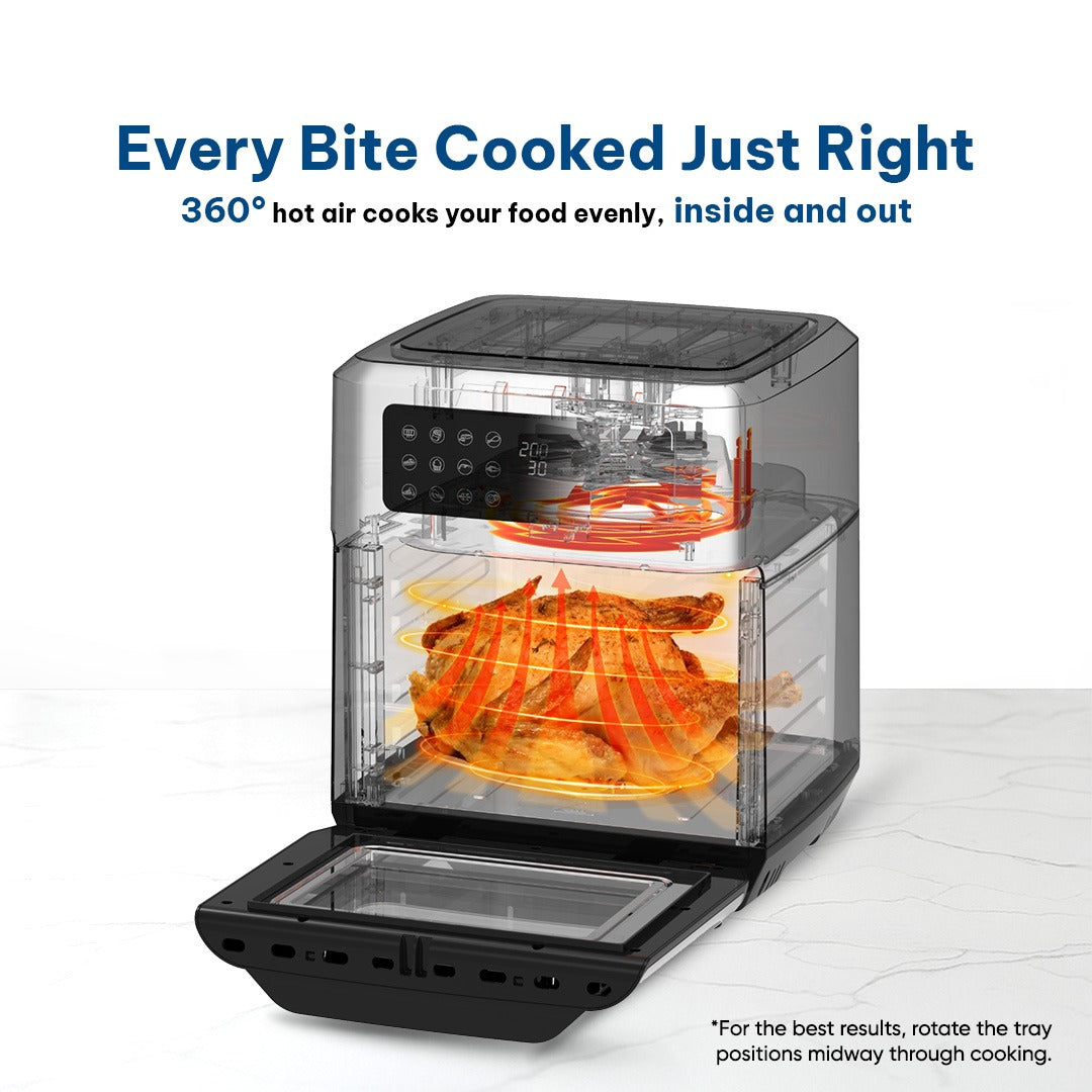 SOLARA Large Digital Air Fryer Oven (12L)