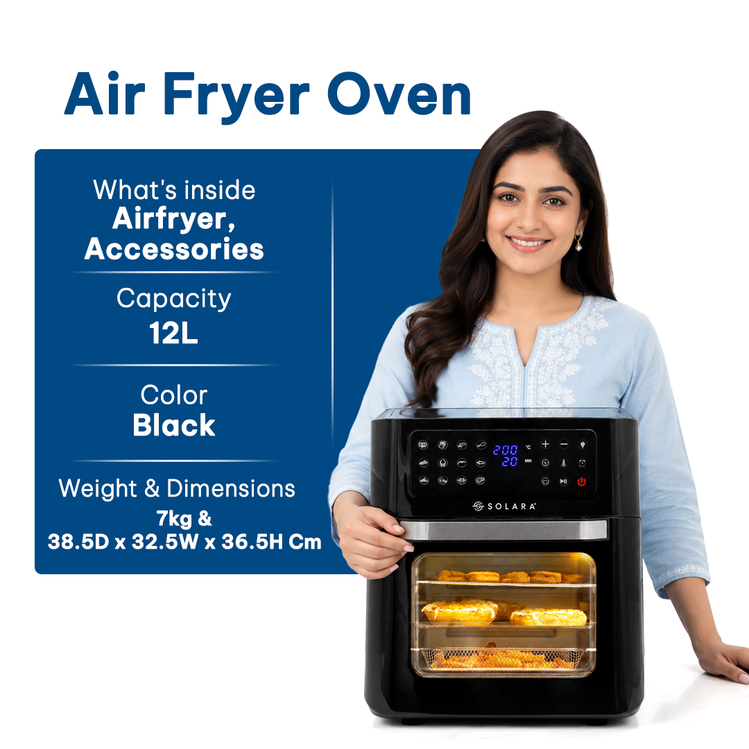 Cold Press Juicer + Air Fryer Oven